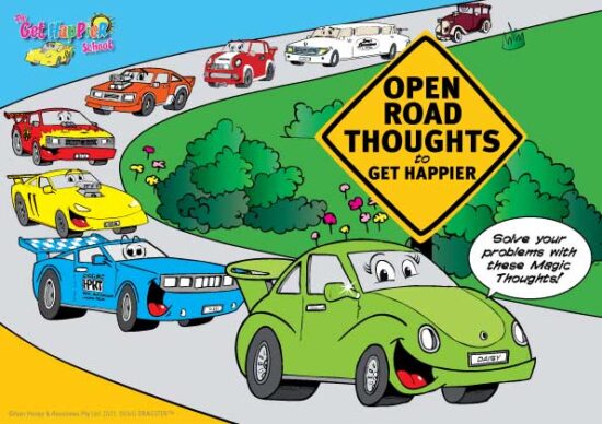 Open Road Thoughts to Get Happier Cards