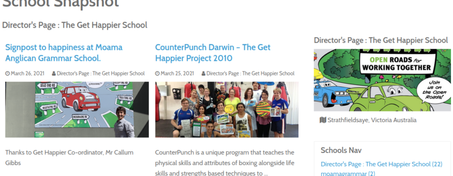 Sharing the road with school, family and friends