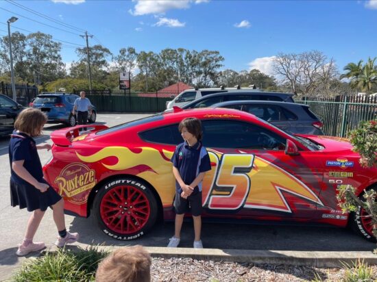 Dragsters and cars are an essential part of the wellbeing program at Mudgeeraba!