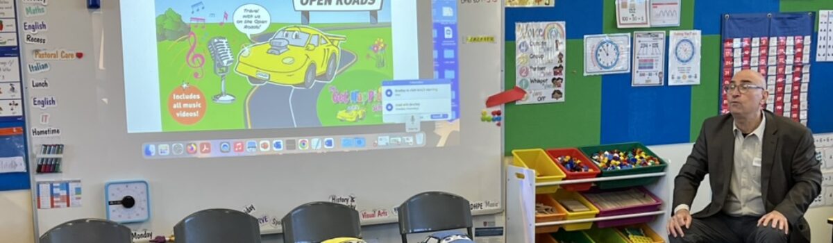 International visitor at Moama Anglican Grammar