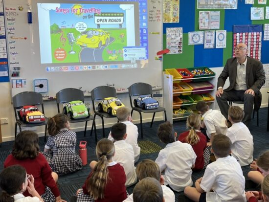 International visitor at Moama Anglican Grammar