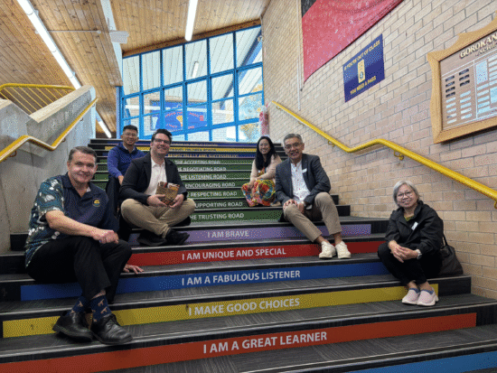 Singapore and the Get Happier School visit, November, 2025